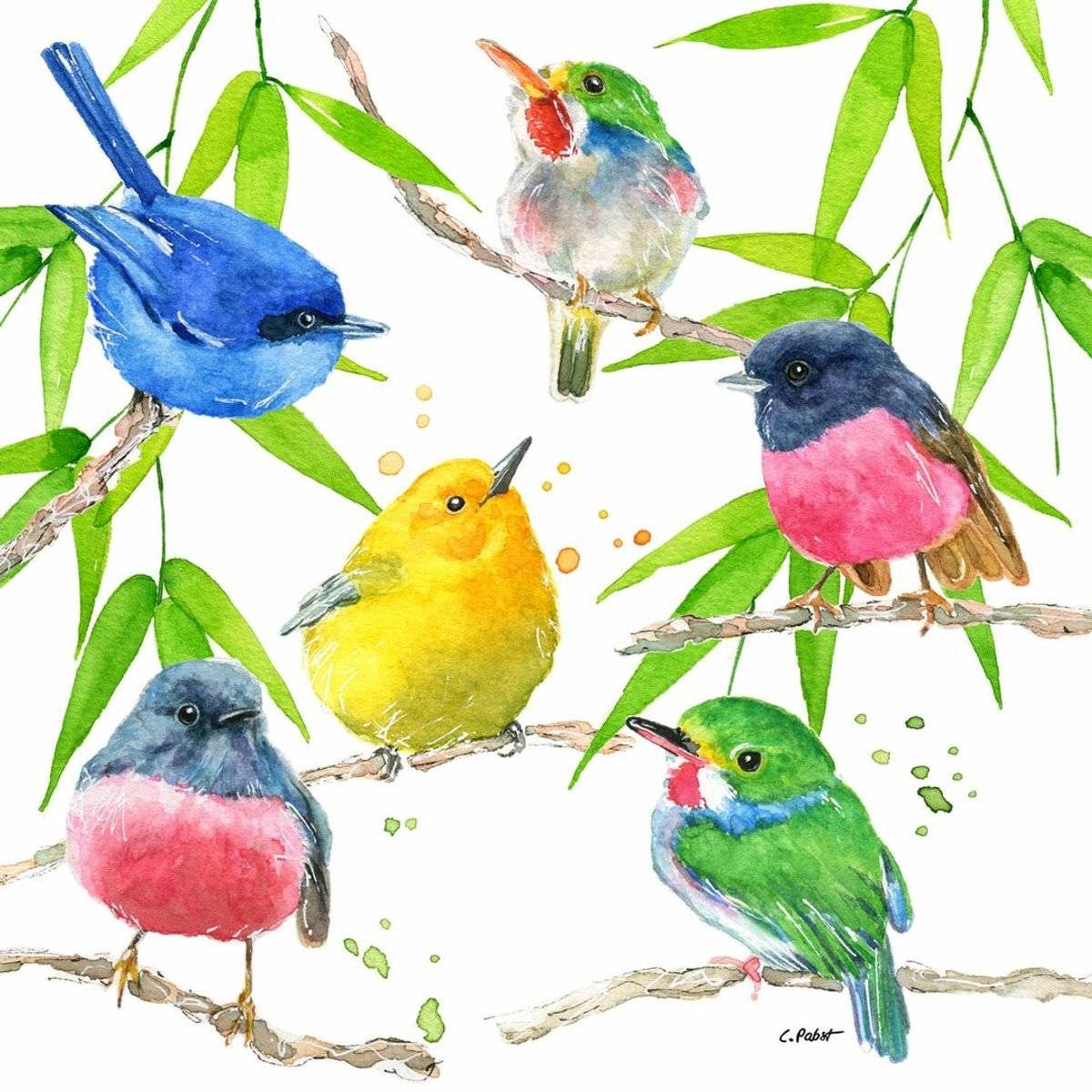 PPD - Lunch servetten - Bird Paradise