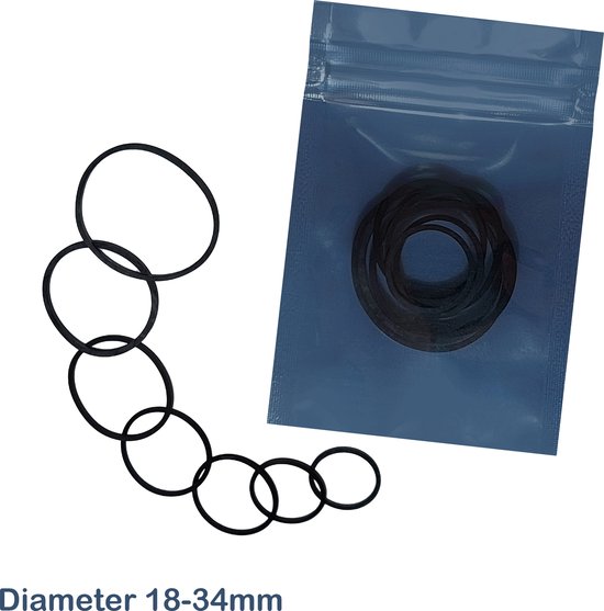 Set van 7 Vierkante Rubberen Aandrijf Riemen / Snaren voor Lade CD en Dvd-Spelers