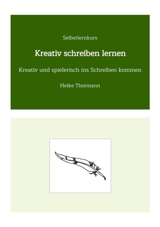 Selbstlernkurs: Kreativ schreiben lernen - cover