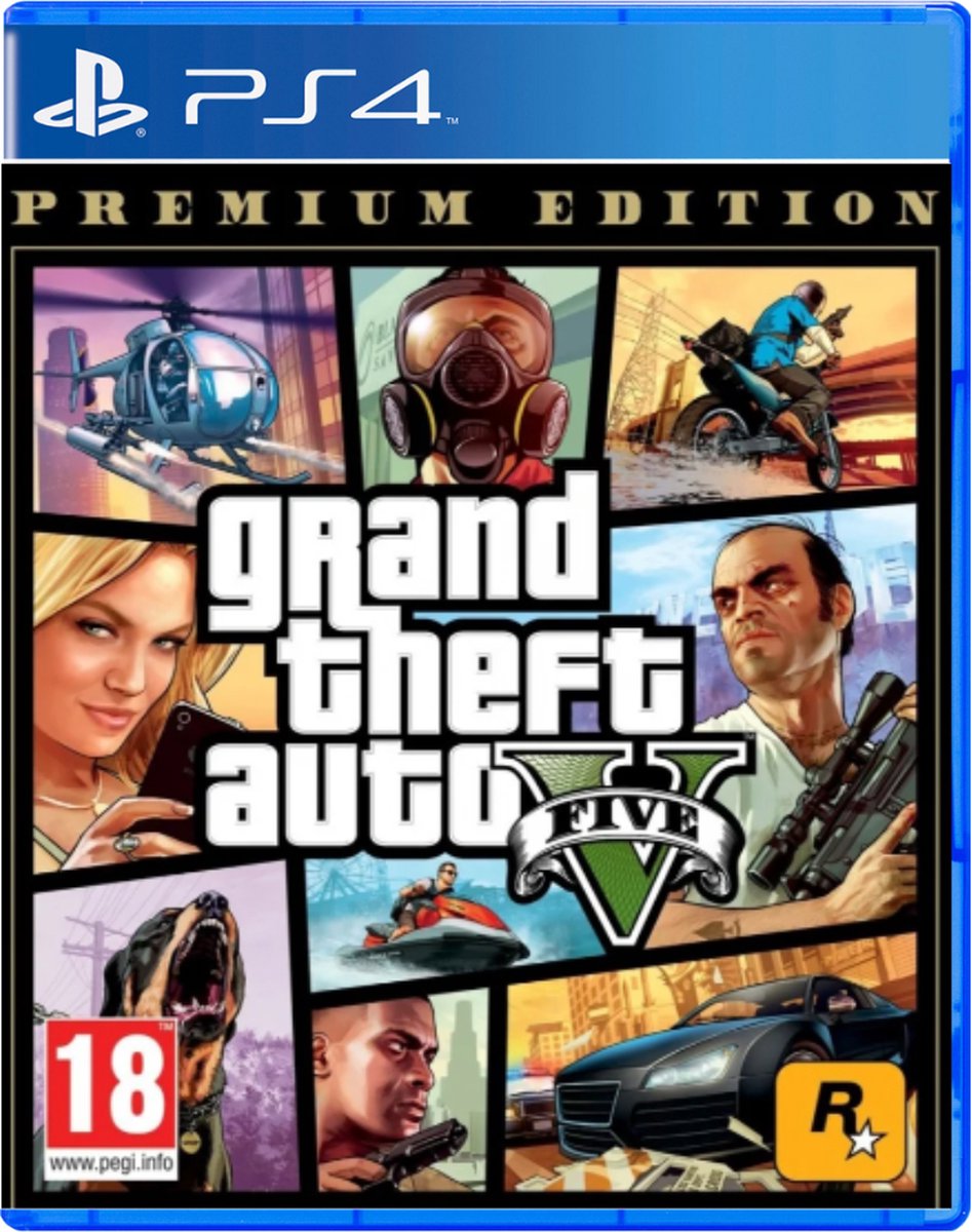 Grand Theft Auto V - Premium Edition - PS4 (Import)