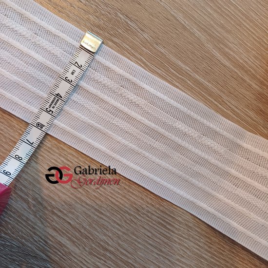 Foto: Plooiband gordijnband 5 meter gabriela gordijnen gordijnen zonder haakjes
