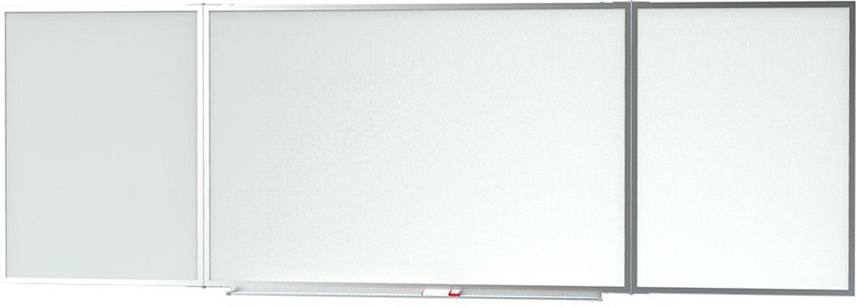 IVOL Whiteboard 60 x 90 cm - 5 zijdes - Magnetisch - Emaille - Meervlaksbord - Inklapbaar whiteboard