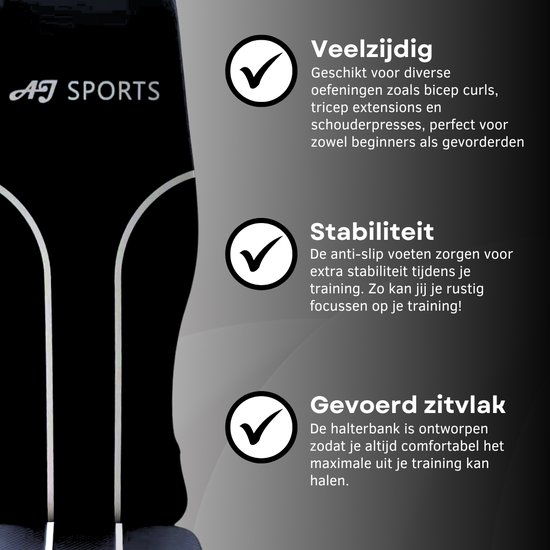 Banc de fitness réglable AJ- Sports