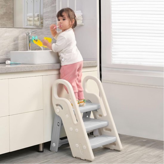 Leertoren - Opvouwbaar - Opstapje Keukenhulp - Kindertrapje - Leertoren Montessori