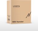 Bruine kartonnen verpakking van Livista, met het logo en de merknaam 'WM Handel'.
