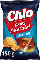 Chio Kettle Cooked Sea Salt - Chips - 10x150 gram