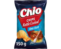 Chio Kettle Cooked Sea Salt - Chips - 10x150 gram