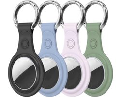 DUX DUCIS sleutelhanger Silicon 4 Pack siliconen hoesje voor AirTag - multi colour