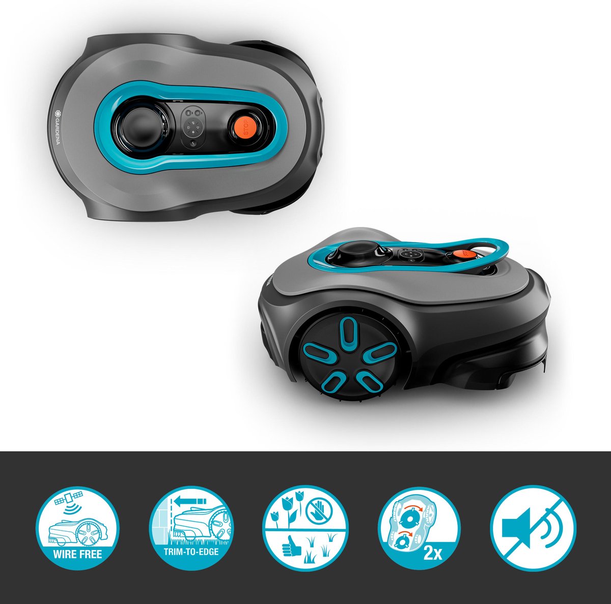 Afbeelding 3 van GARDENA smart SILENO free 800 robotmaaier