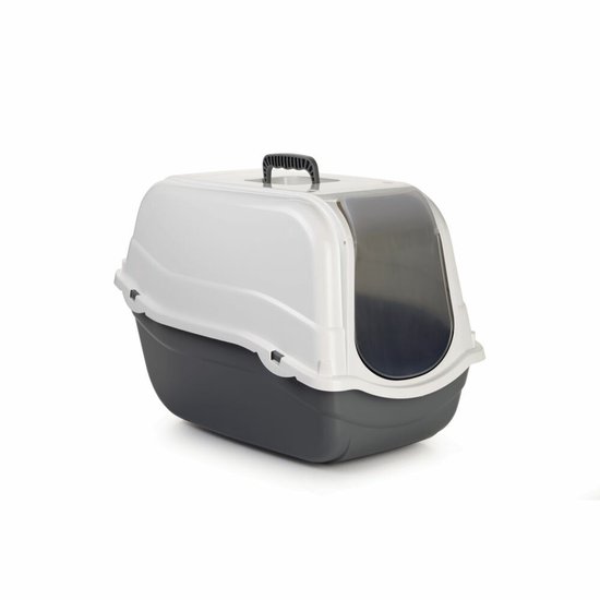 Beeztees Romeo - Kattenbak - Grijs/Wit - 57x39x41 cm