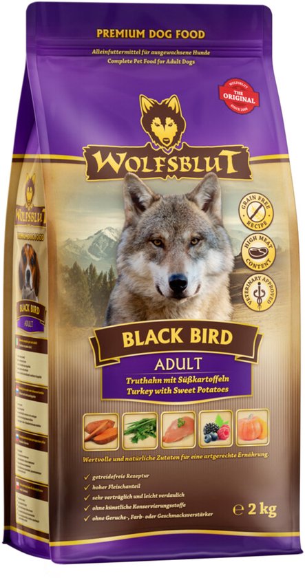 Wolfsblut Black Vogel Adult - 3 x 2 kg - Voordeelverpakking