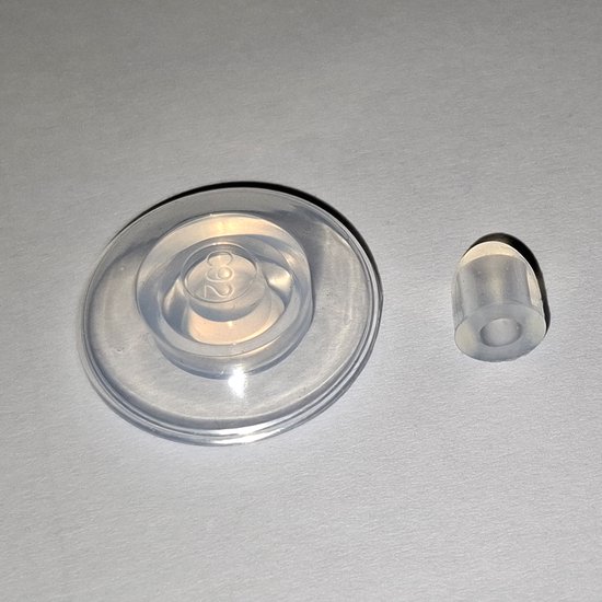 Reserve siliconen dopjes drinkflessen - LET OP: alleen voor King Mungo flessen 1 liter