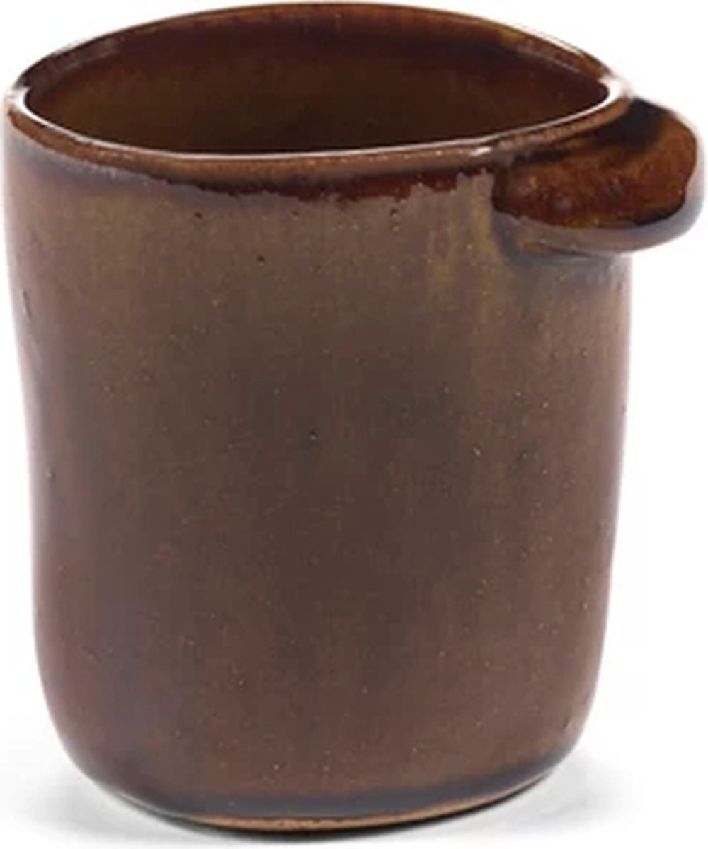 Serax Uncharted Out of Lines beker zonder oor 25cl ocher