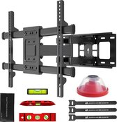 Bol.com Maclean - TV beugel - max VESA 600x400 - 32-85" - 60kg - horizontale en verticale hoekverstelling - profiel 65-390mm - z... aanbieding