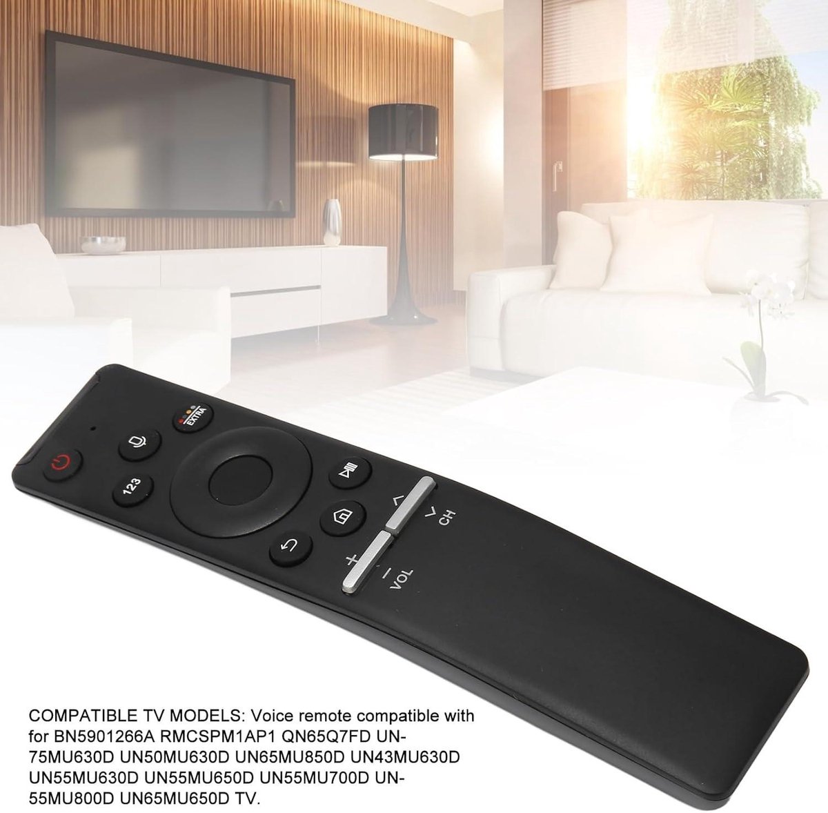 Voice Afstandsbediening - BN5901266A RMCSPM1AP1 QN65Q7FD UN75MU630D - Samsung 4K TV .
