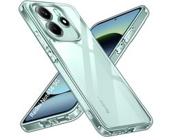 Hoesje voor Xiaomi Redmi Note 14 5G backcover Shockproof siliconen Transparant