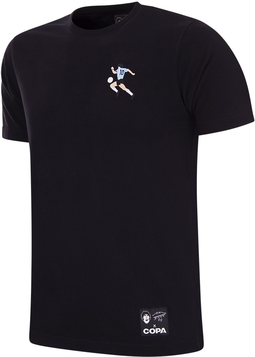 COPA - Maradona Argentina Embroidery T-Shirt - Heren - Zwart - XS