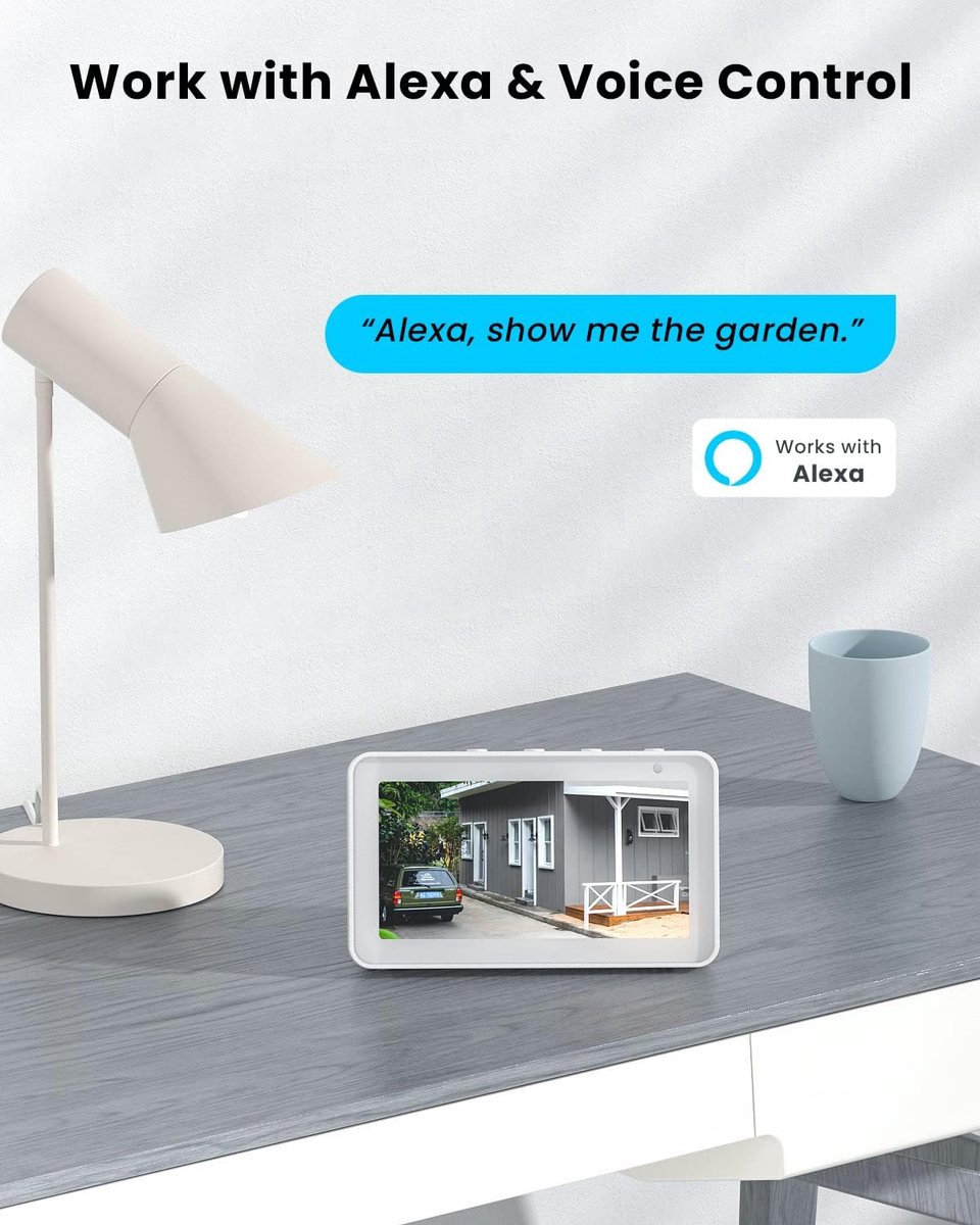 ieGeek Draadloze WiFi Bewakingscamera voor Buiten/Binnen - 2K IP-camera met Zonnepaneel - Nachtzicht in Kleur - Tweewegaudio - PIR-bewegingsdetectie - AI-detectie – foto 5
