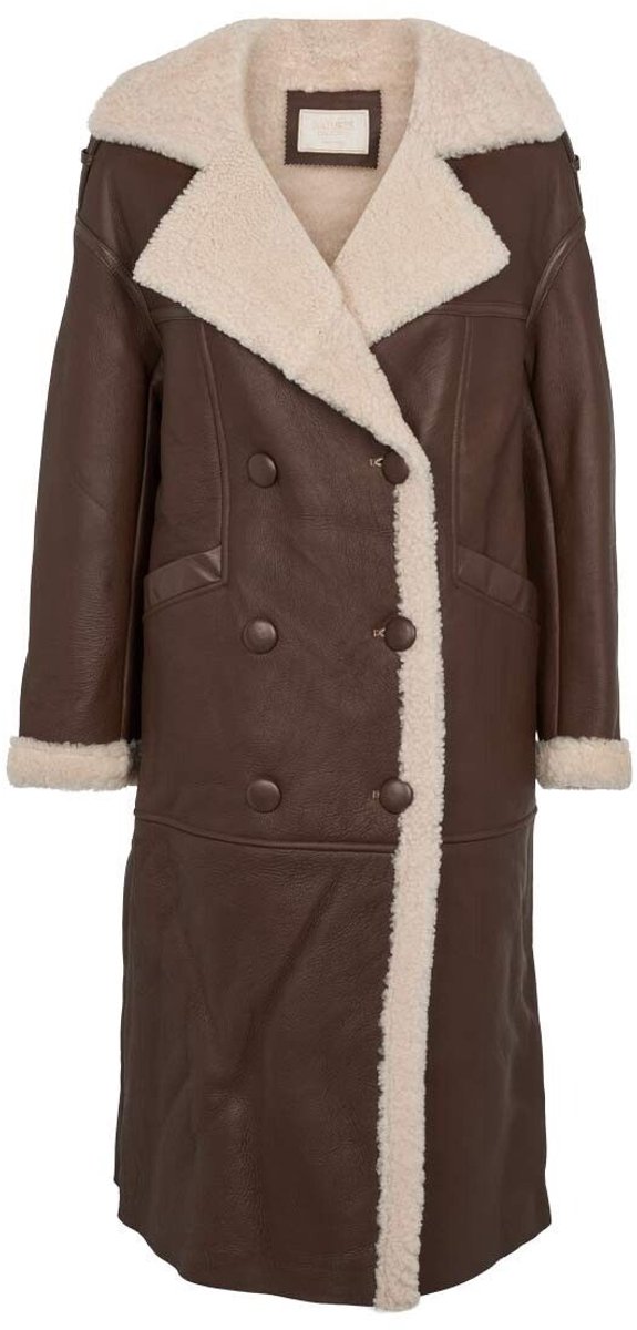 Natures Collection Heidi Jas Dubbelzijdige schapenvacht Shearling schapenvacht Beige