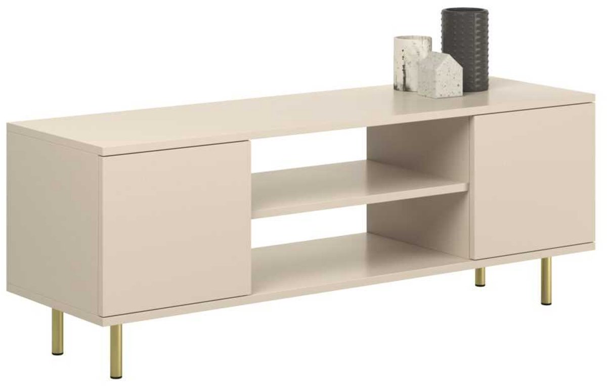 Focus kasjmier RTV kast 135 cm - gouden poten