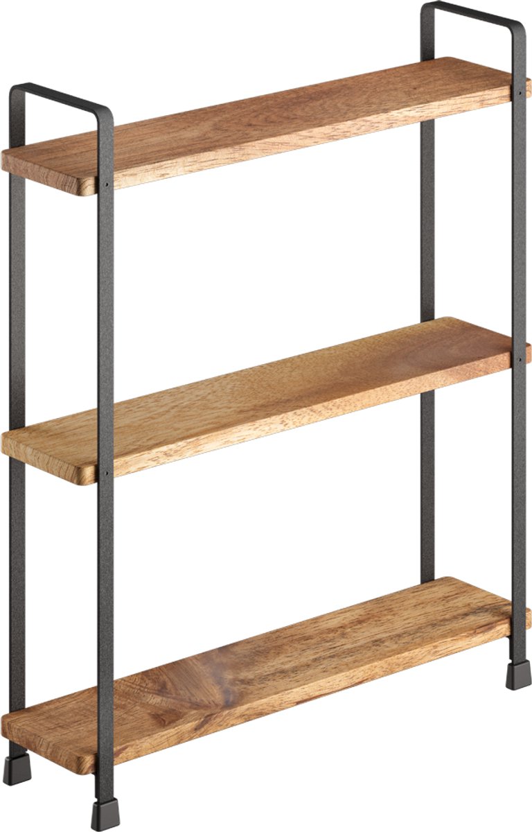 Metaltex - York Lava - Kruidenrek - 3 etages - 8 x 34 x 38 cm - Hout en Metaal