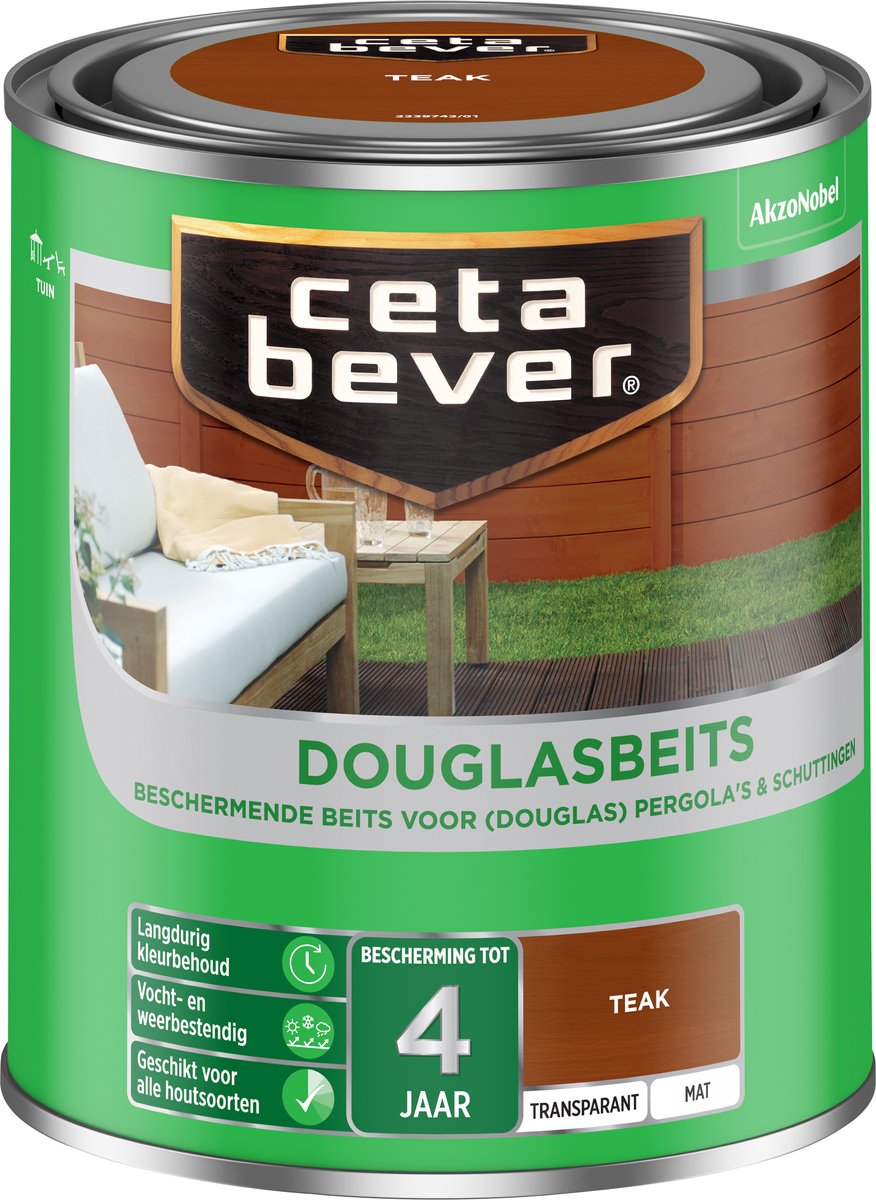 CetaBever meesterbeits dekkend lichtgrijs zijdeglans 750 ml