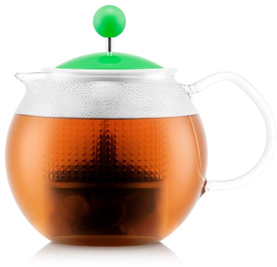Bodum Assam Theepot met filter infuser Tea Press Glas