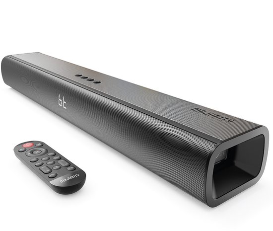 Majority Naga 60 Soundbar – Soundbar met Subwoofer - 2.1 Surround Sound - – Soundbar voor TV - Bluetooth 5.0 - HDMI ARC Integratie - Muurbevestiging Mogelijk - Afstandsbediening