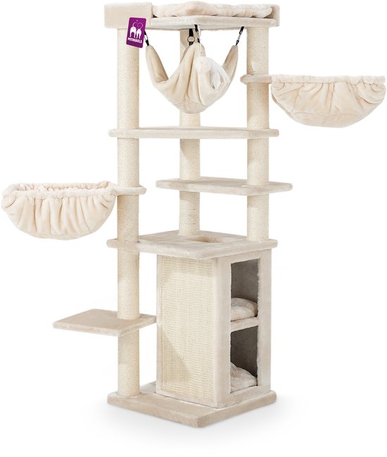 Petrebels Ramses 158 Krabpaal - Creme - Design - zeer stabiel