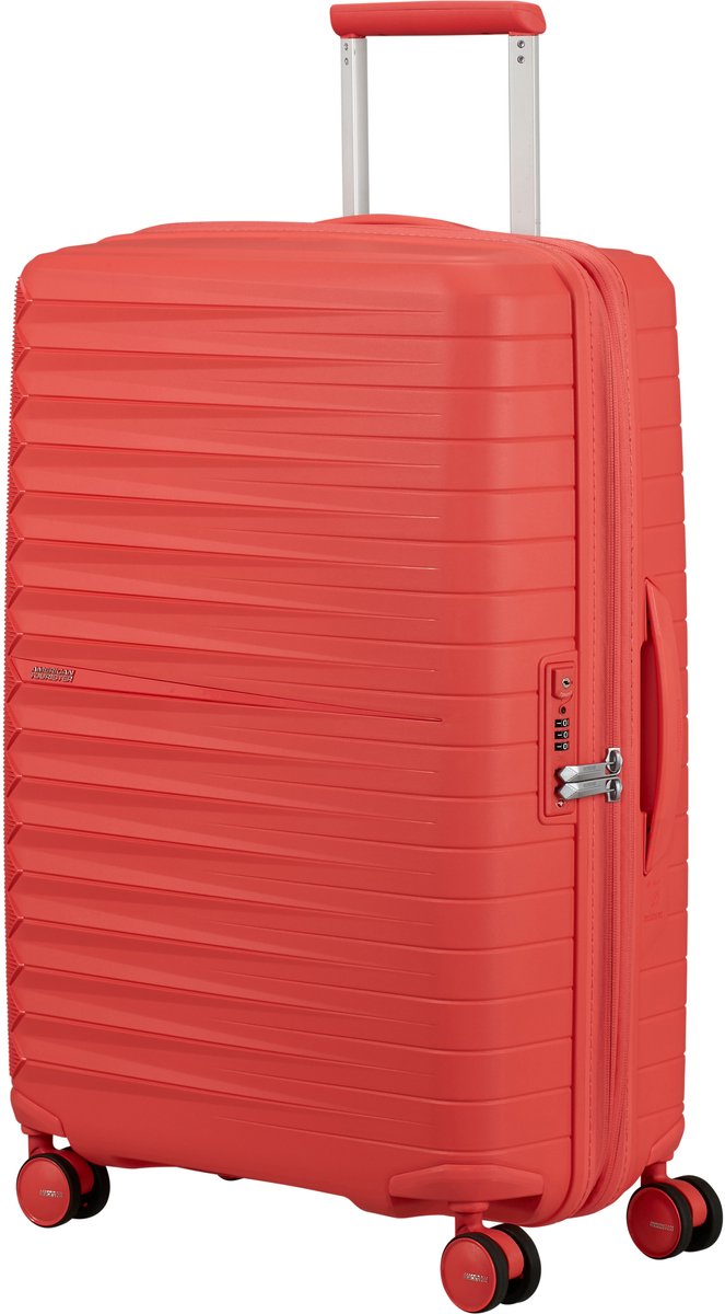 American Tourister Koffer -Fastforward spinner (4wiel)68/30 - uitbreidbaar - Sunset coral - 77 l