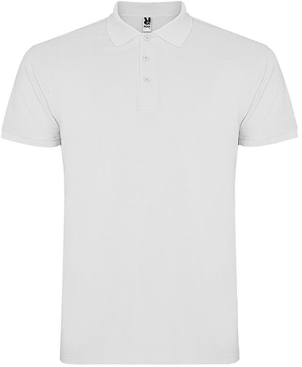 Roly - Star Kinder Polo - White 01 maat 9/10 Jahre