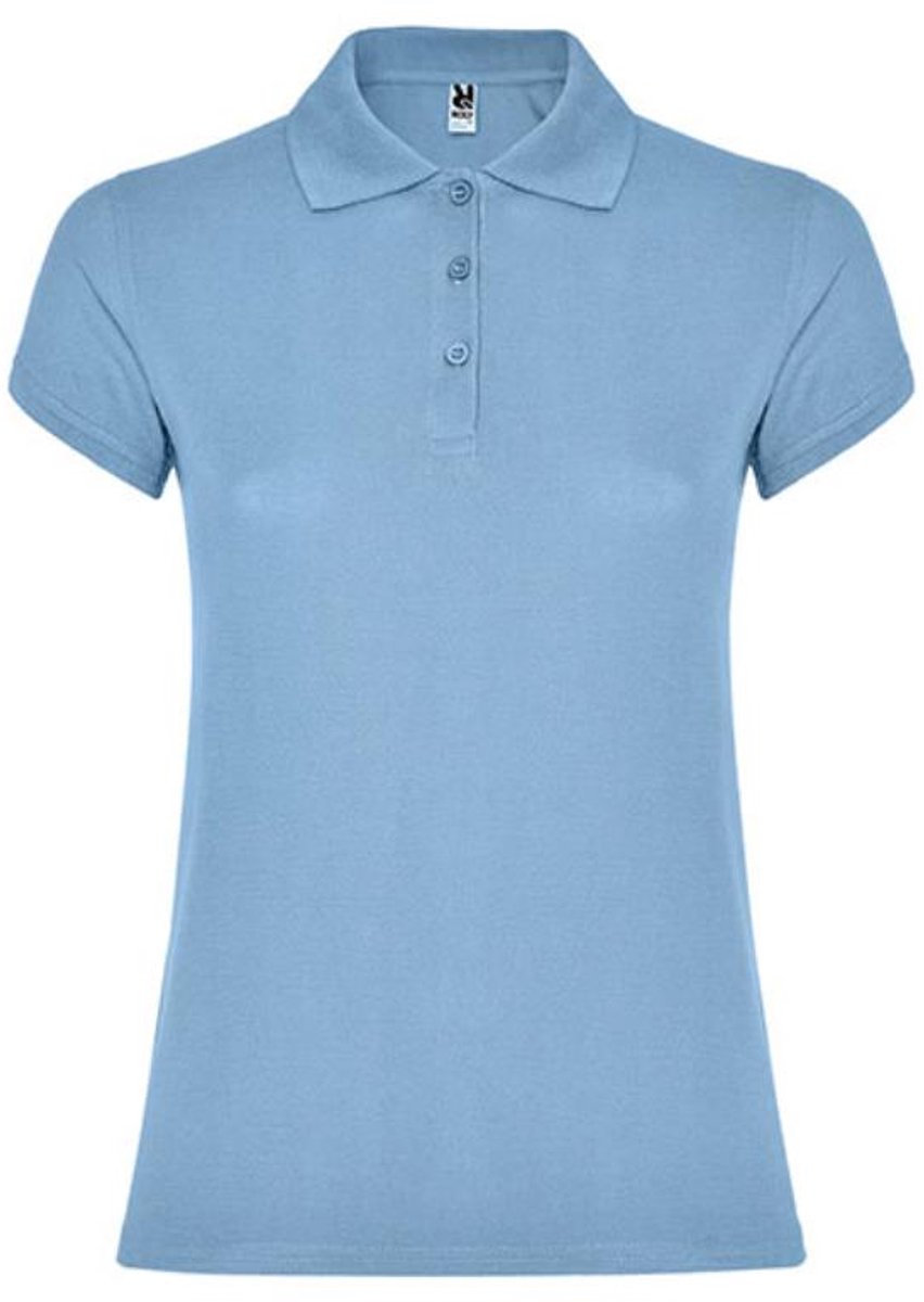Roly - Star Dames Polo - Sky Blue 10 maat L