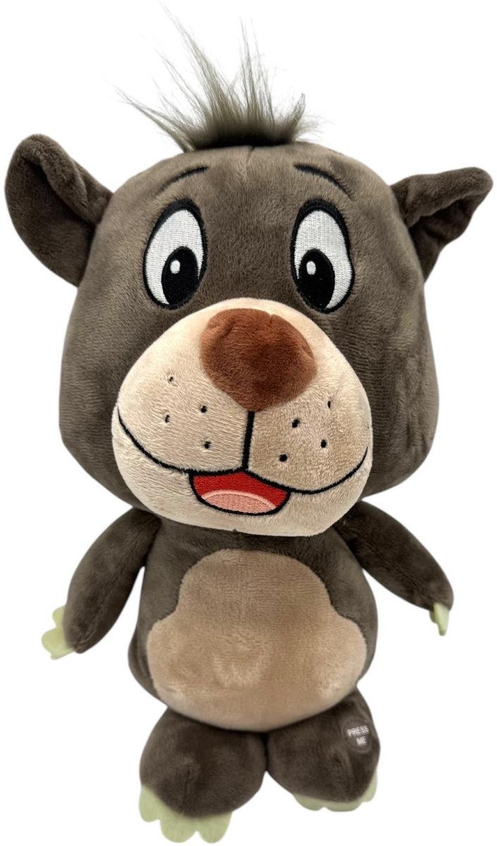 Disney - The Jungle Book - Baloo knuffel met geluid - 30 cm - Pluche