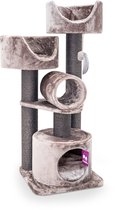 Bol.com Petrebels Victoria 125 krabpaal - Cappuccino - 485 x 485 x 125 cm - stabiel aanbieding