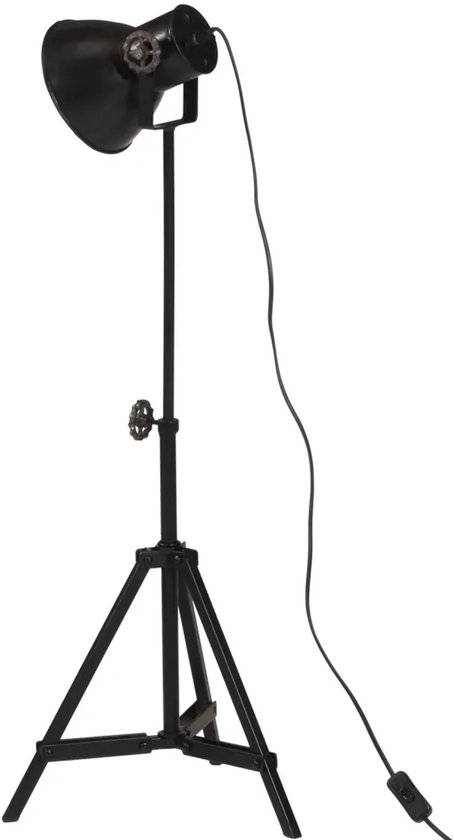 by Mooss - Lampe de table - Zwart - Industriel - Fer - Trépied - Lampe de lecture