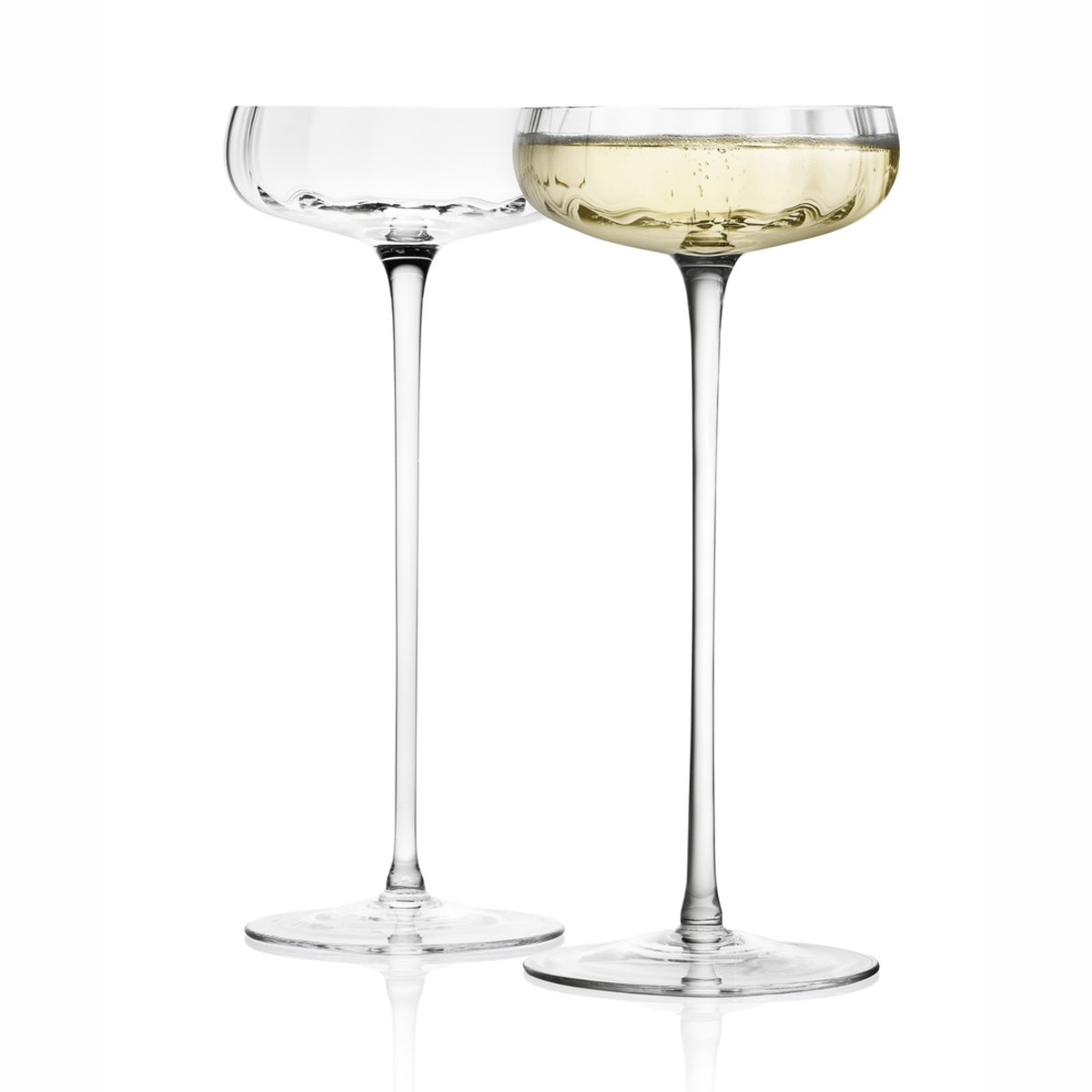 Professionele Luxe Coup Cocktail Glazen set - 2 pack - AmberGlass CG100