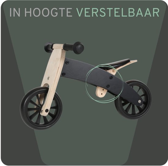 Bandits and Angels Smart bike 4in1 Zwart - Loopfiets van Bandits and Angels — afbeelding 4