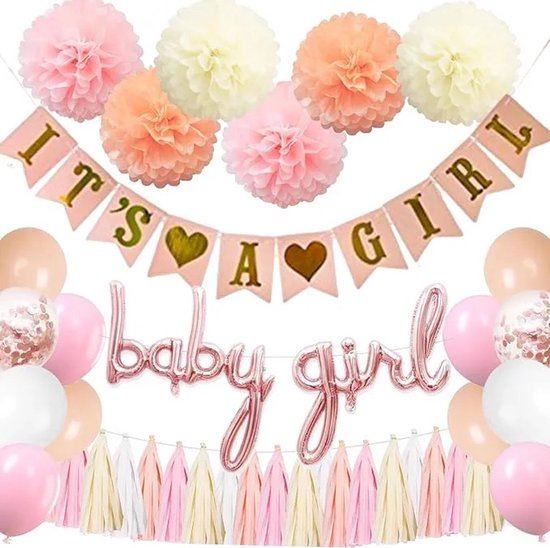 Baby shower - Boland - Papier - Dames - Slingers kopen? | Korting