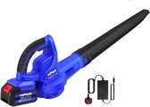 Bol.com Draadloze Bladblazer Vireon - Elektrische Tuinblazer met Batterij en Oplader Draagbare Luchtblazer voor Gazon Stof & Sneeuw aanbieding