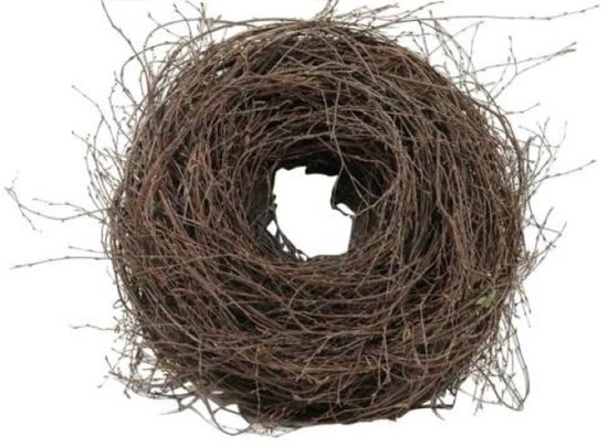 DBT Krans Landelijk Natuurlijke Materialen Bruin D 35 cm