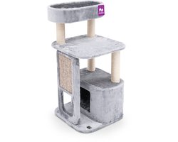 Petrebels  Little Rock 99 katten krabpaal -  Grijs - 99 cm - stabiel