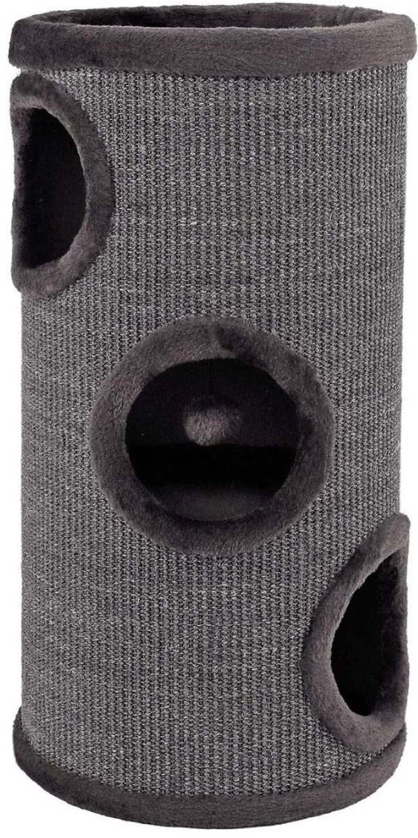 Zylo® Krabton Voor Katten - Krabmeubel - Krabzuil - Grijs - 36x36x70cm