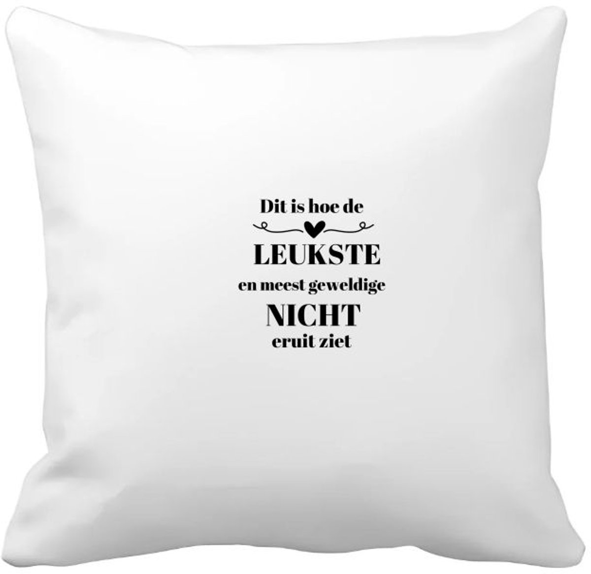Akyol dit is hoe de leukste en meest geweldige nicht eruit ziet Kussen hoes - Nicht - meest leukste nicht - verjaardag - cadeautje voor nicht - nicht artikelen - kado - geschenk - 40 bij 40 cm Multicolor
