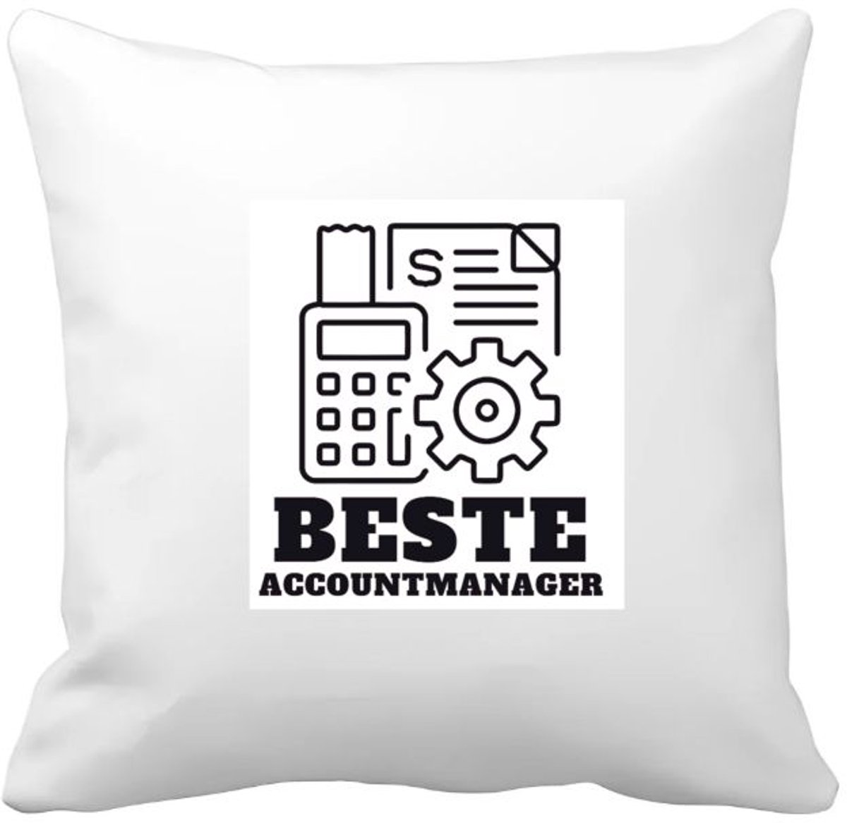 Akyol - beste accountmanager Kussen hoes - Beste accountmanager - collega - welkom - afscheid - 40 bij 40 cm
