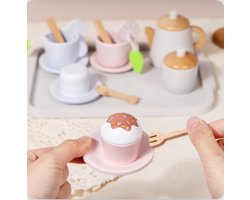 Happywood® Houten Thee Servies - Speelgoedtheeservies