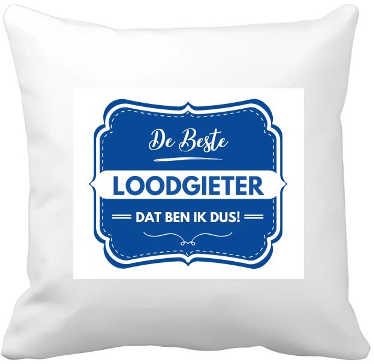 Akyol - de beste loodgieter Kussen hoes - Loodgieter - loodgieters - werk - afscheidscadeau - verjaardagscadeau - kado - 40 bij 40 cm