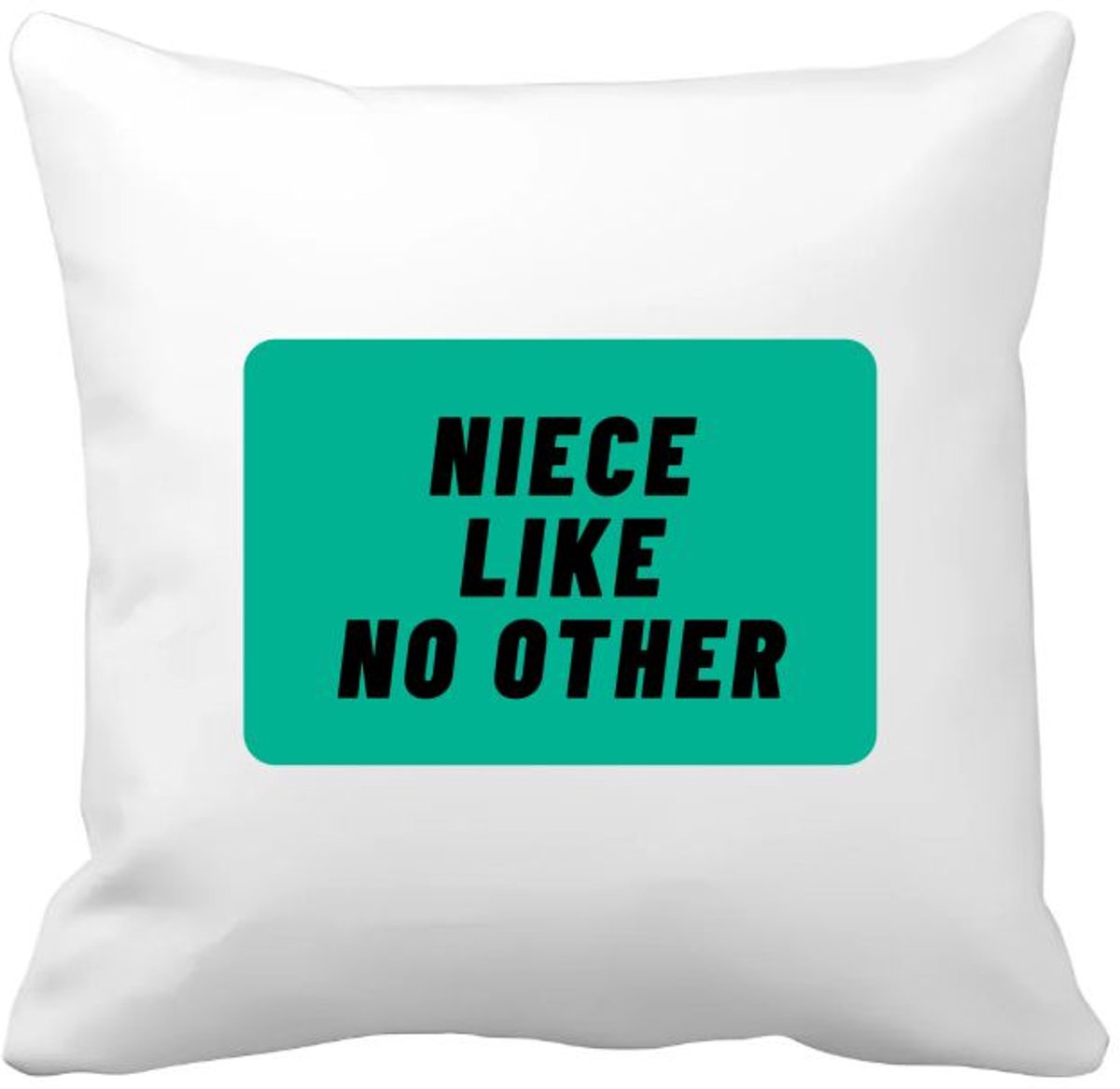 Akyol niece like no other Kussen hoes - Nicht - geweldige nicht - niemand anders - verjaardag - cadeau - kado - bedankje - geschenk - 40 bij 40 cm Multicolor