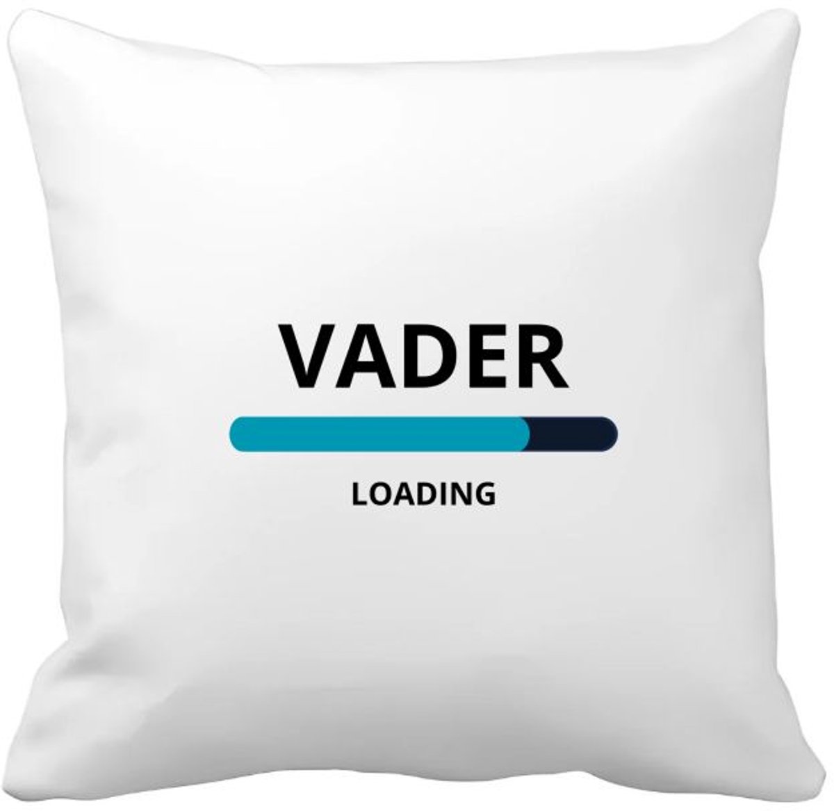 Akyol vader loading Kussen hoes - Papa - ochtendkoffie laden - vader cadeautjes - vaderdag - verjaardagscadeau - verjaardag - cadeau - geschenk - kado - gift - vader artikelen - 40 bij 40 cm Multicolor
