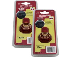 Mini Poppy Grace Mate – Vent Clip Auto Luchtverfrisser – Cherry – 20 ml – Set van 2 stuks