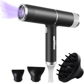 Bol.com BlowSense T-Power - Föhn met diffuser - Ionentechnologie - Stil/Krachtig/Effectief - Haardroger - Antraciet - 2025 model aanbieding